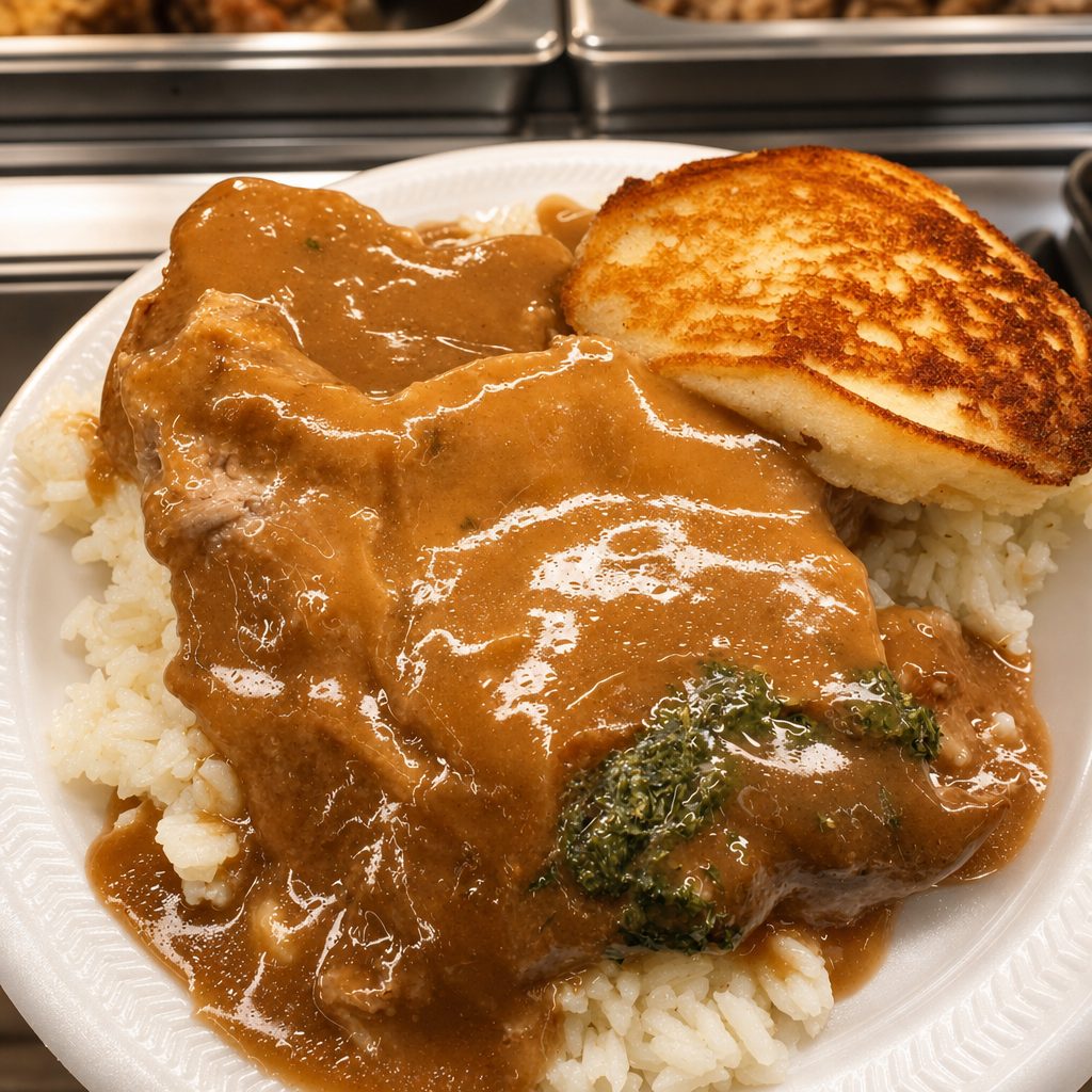 Meat & 1 Veggie.